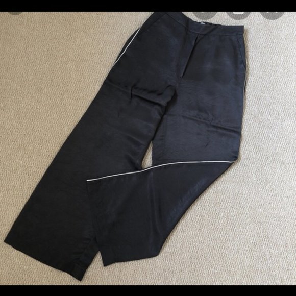 Wilfred Black Wide-Leg Pants - Picture 4 of 7